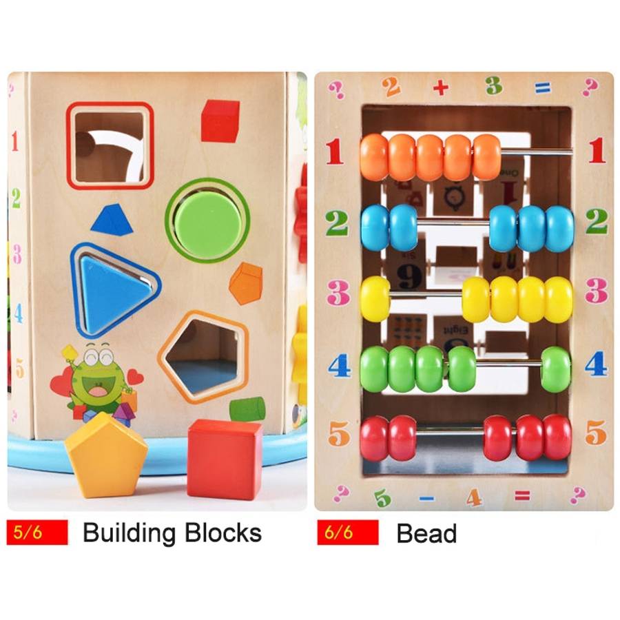 Multi-functional Wooden Gaming Treasure Box Toy