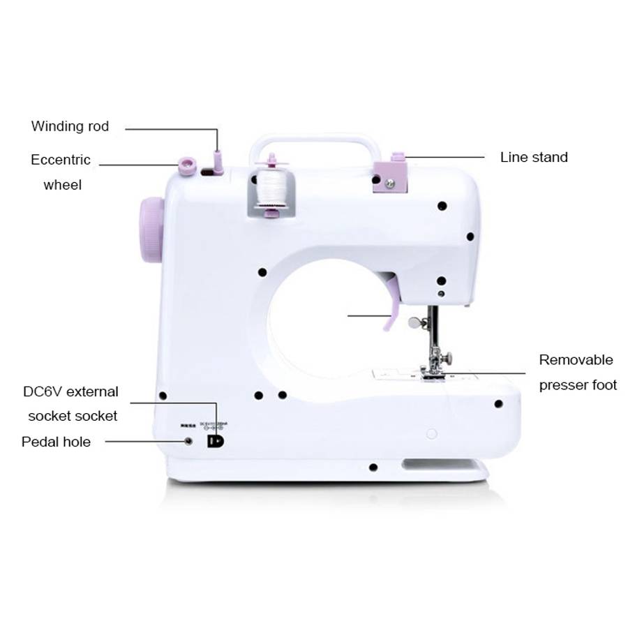 505A Household Desktop Mini Sewing Machine with Extension Table &amp; Gift Kit