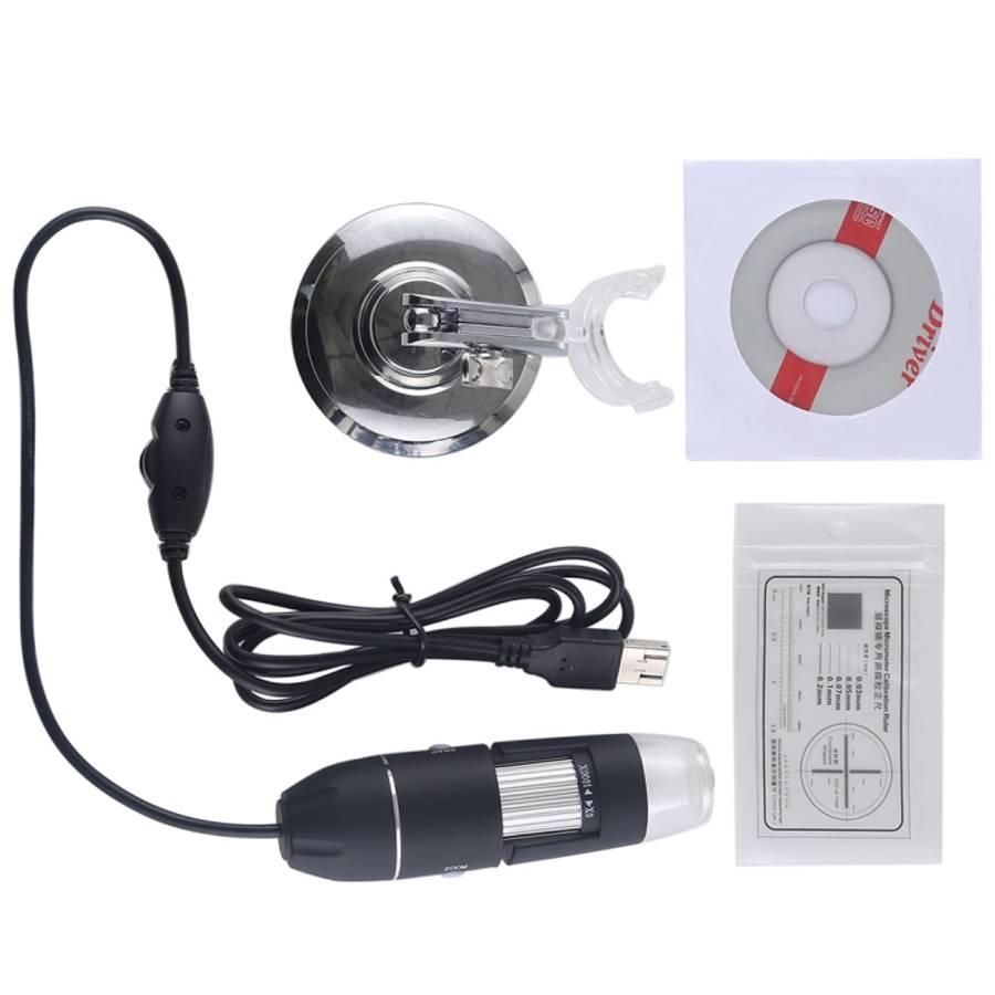 USB Magnifier HD 0.3MP Image Sensor 2560x1920P USB Digital Microscope with 8 LED &amp; Profession...