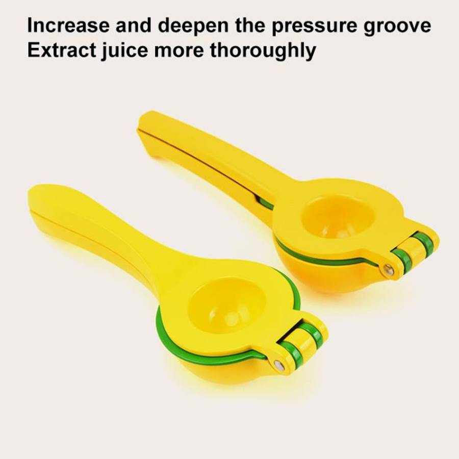 LsCook Aluminum Alloy Manual Dual Layers Lemon Juicer, Random Color Delivery