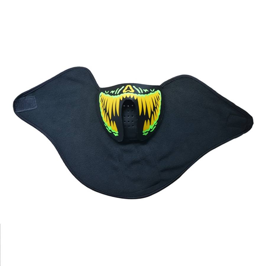 FG-MA-01 Halloween Mask Voice Control LED Cold Light Terror Cosplay Mask