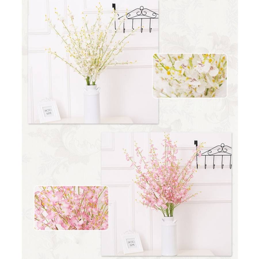 Home Wedding Party Decor Silk Orchid DIY Artificial Flower Phalaenopsis Bouquets, Random Color De...