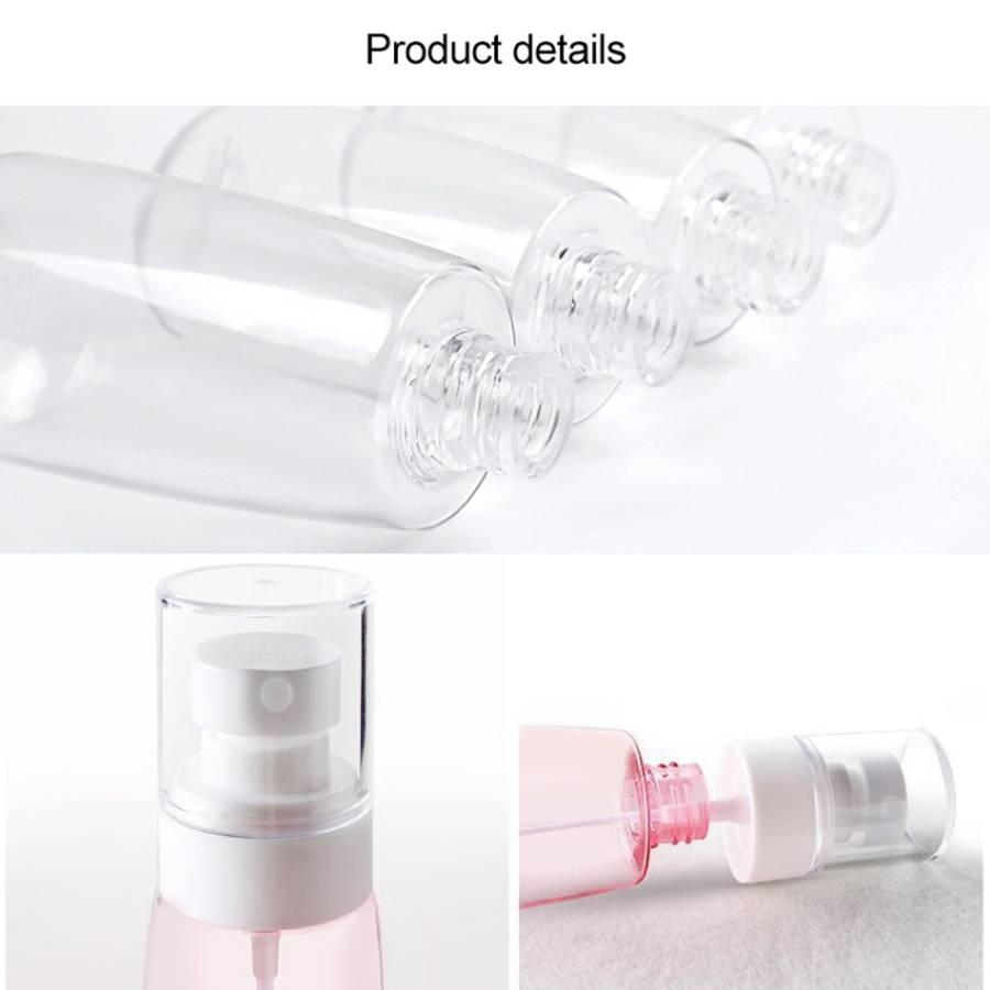 10 PCS Portable Refillable Plastic Fine Mist Perfume Spray Bottle Transparent Empty Spray Sprayer...