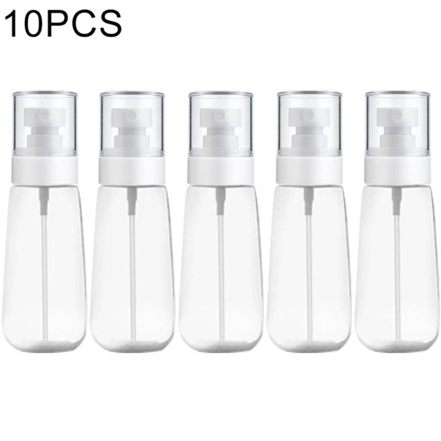10 PCS Portable Refillable Plastic Fine Mist Perfume Spray Bottle Transparent Empty Spray Sprayer...
