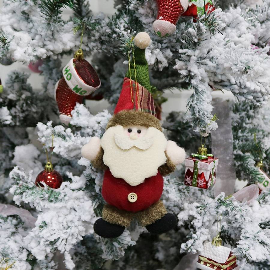 Christmas Decoration Gift Plush Doll Pendant, Random Style Delivery