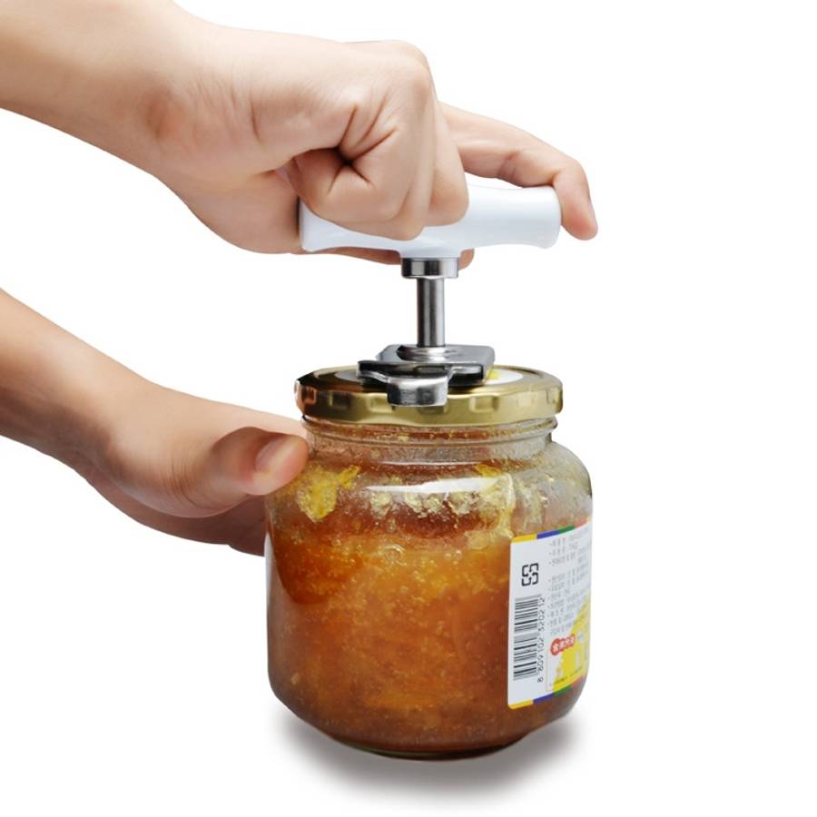 Effortless Stainless Steel Can Opener Seal Lid Remover Kitchen Tool