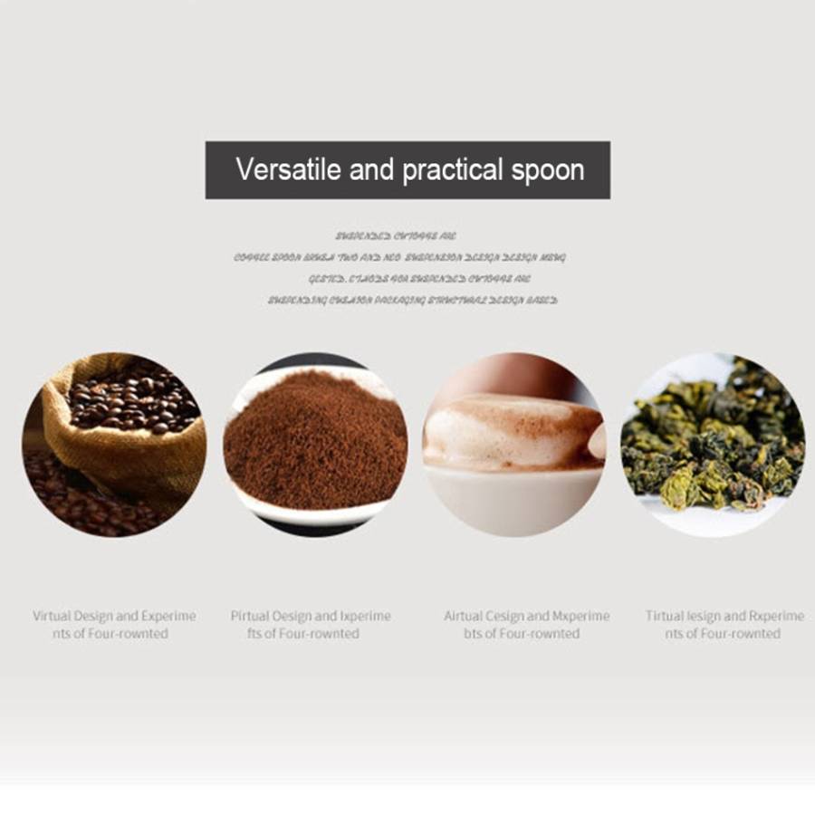 Coffee Machine Cleaning Brush Tool with Measure Scoop Spoon