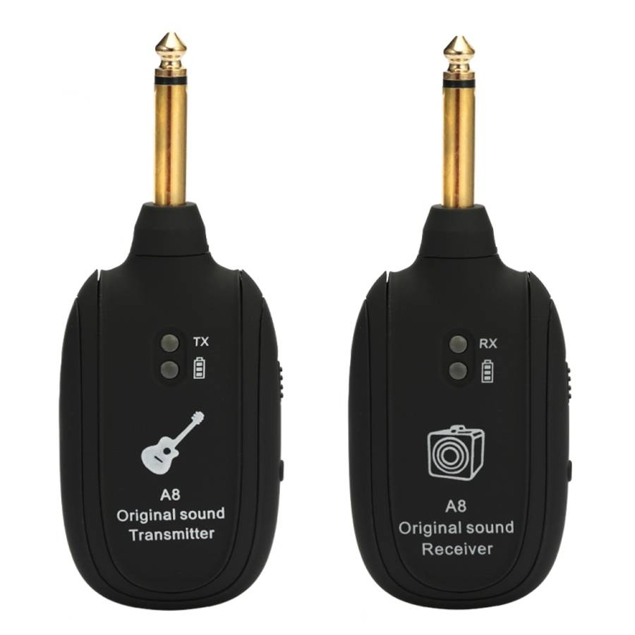 Guitar Wireless Transmitter Receiver A8 Electric Guitar Wireless Connection System Pickups