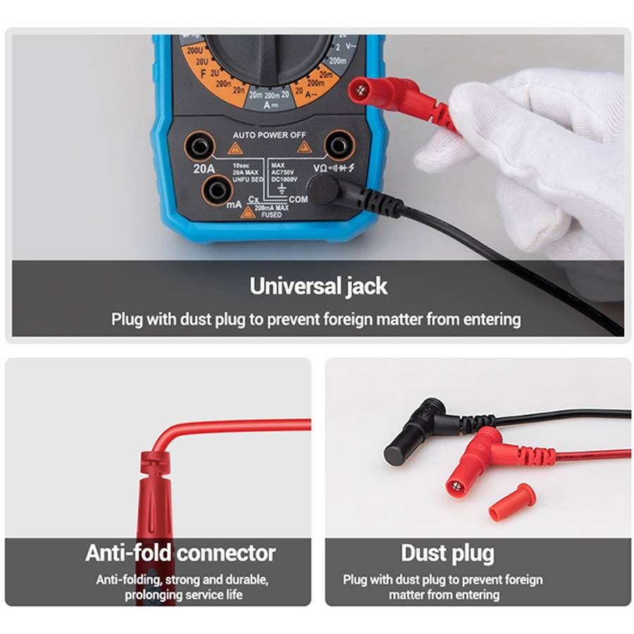5 PCS CAT III 1000V 20A Multimeter Test Leads Probes