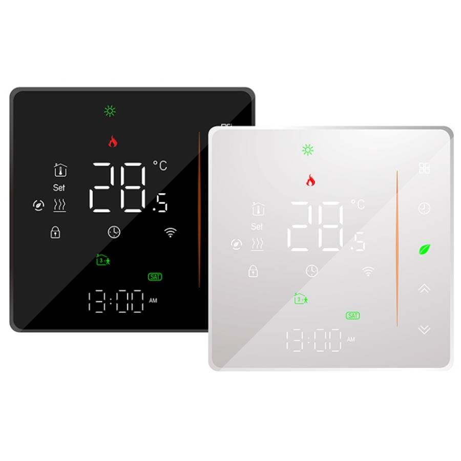BHT-006GBLW 95-240V AC 16A Smart Home Heating Thermostat for EU Box, Control Electric Heating wit...