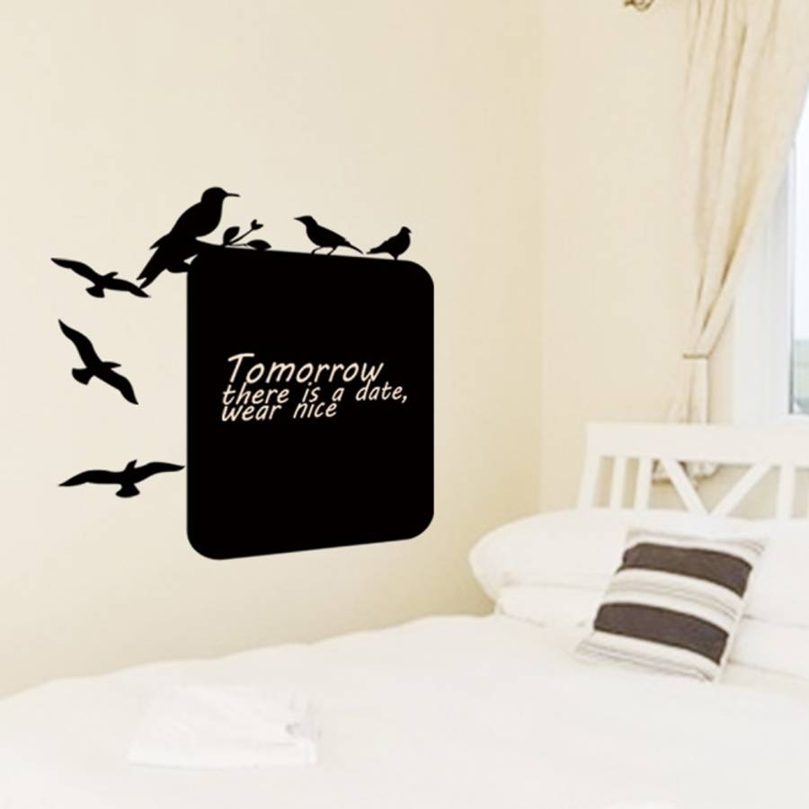 Thicker Blackboard Paste Wall Stickers Living Room Decoration Stickers Children Room Office Solid...