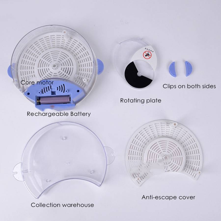 Electric Rotary Fly Catcher Flytrap Mosquito Killer Repellent, US Plug
