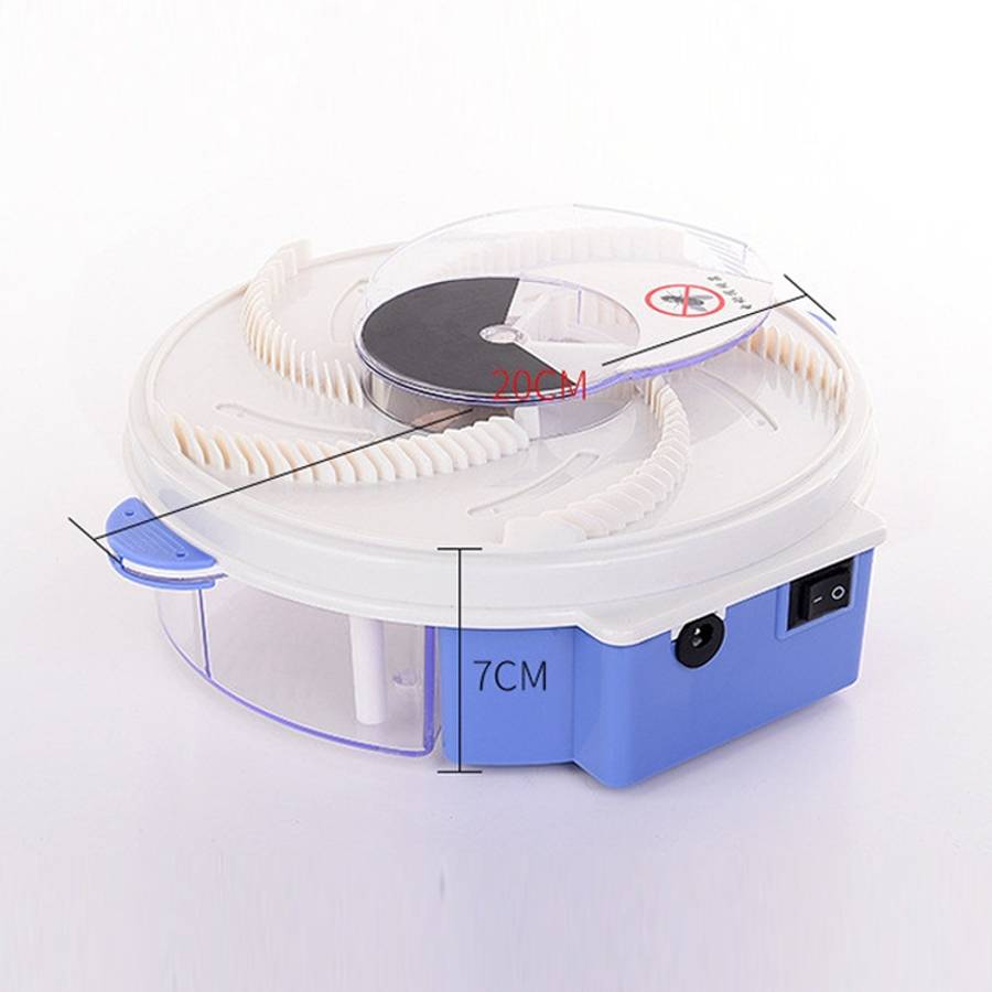 Electric Rotary Fly Catcher Flytrap Mosquito Killer Repellent, US Plug
