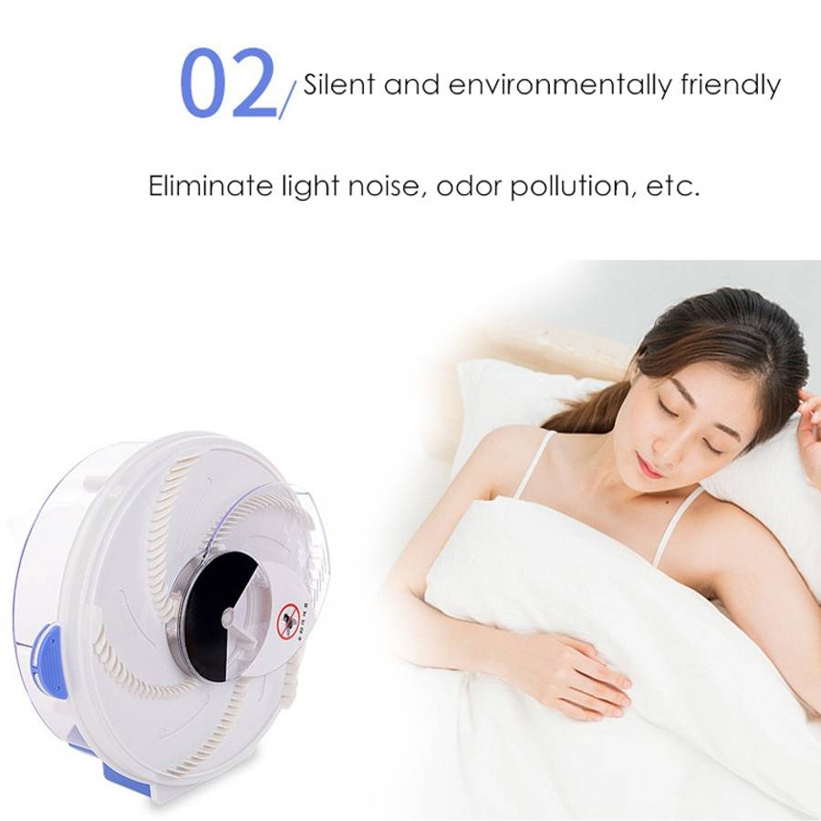 Electric Rotary Fly Catcher Flytrap Mosquito Killer Repellent, US Plug