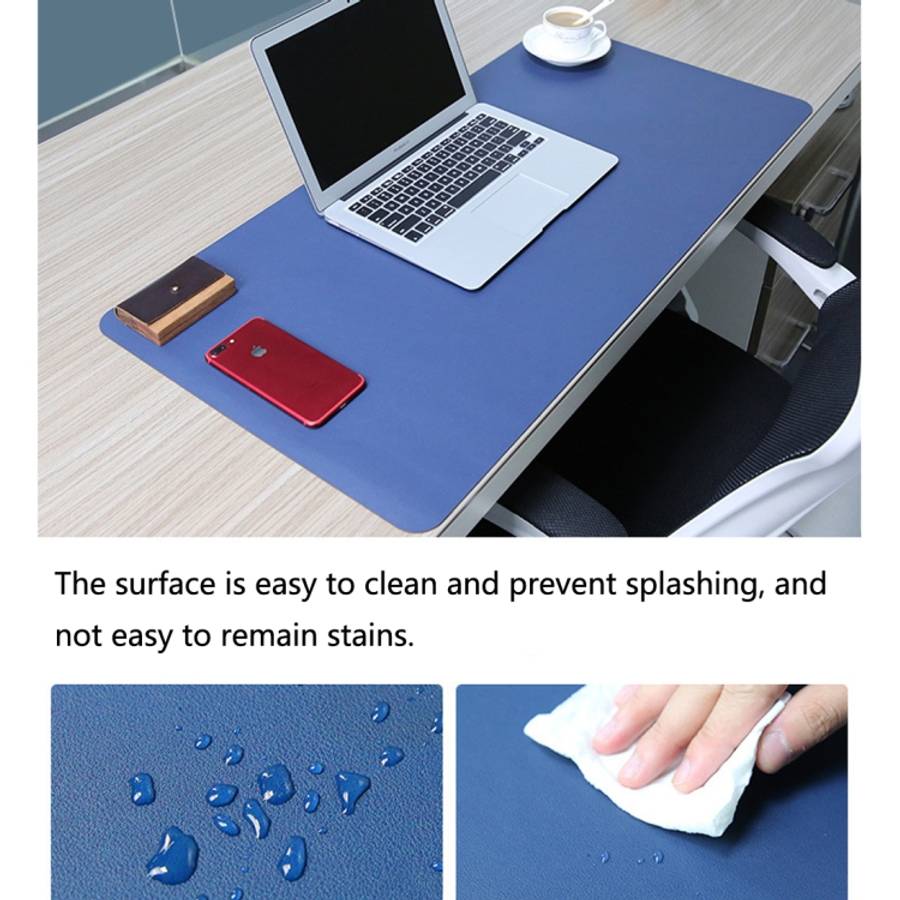 Multifunction Business PU Leather Mouse Pad Keyboard Pad Table Mat Computer Desk Mat, Size: 120 x...