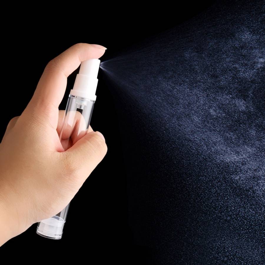 5 PCS Portable Airless Vacuum Pump Bottle Fine Mist Perfume Spray Bottle, 5ml
