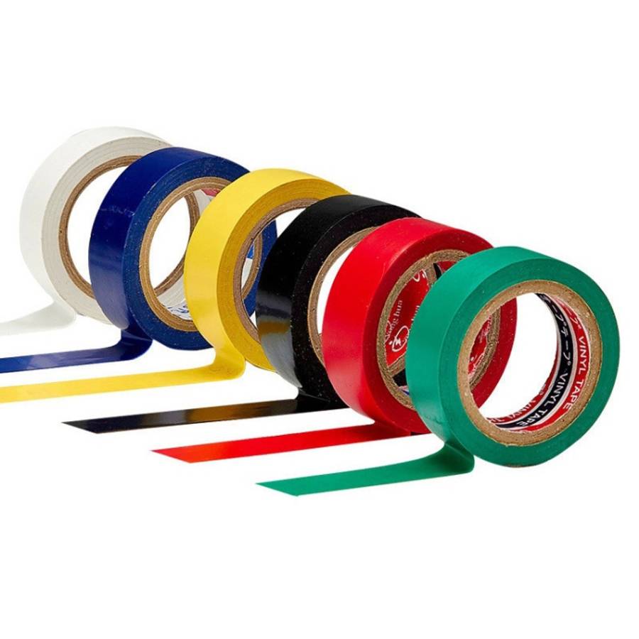 10 PCS 16mm Waterproof PVC Insulating Tare Electricians Electrical Tape(Black)