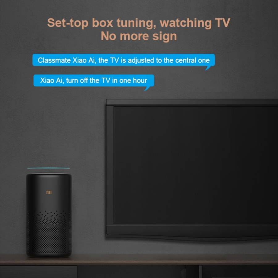 Xiaomi Xiaoai Speaker Pro with 750mL Large Sound Cavity Volume / AUX IN Wired Connection / Combo ...