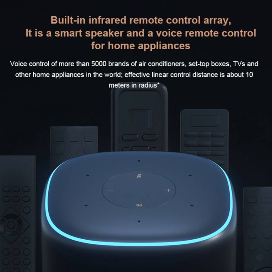 Xiaomi Xiaoai Speaker Pro with 750mL Large Sound Cavity Volume / AUX IN Wired Connection / Combo ...