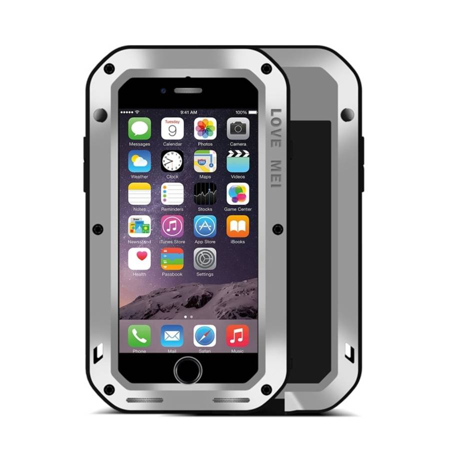 LOVE MEI for  iPhone 7 Professional and Powerful Dustproof Shockproof Anti-slip Metal Protective ...
