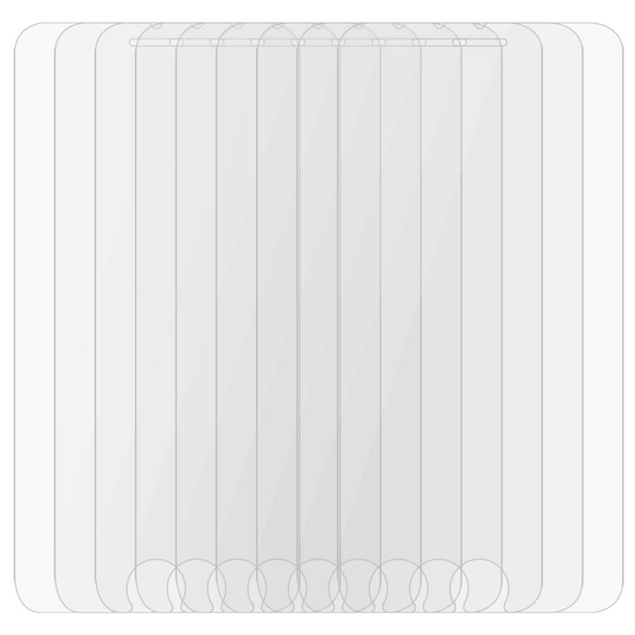 10 PCS for iPhone 8 Plus &amp; iPhone 7 Plus 0.26mm 9H Surface Hardness 2.5D Explosion-proof Temp...