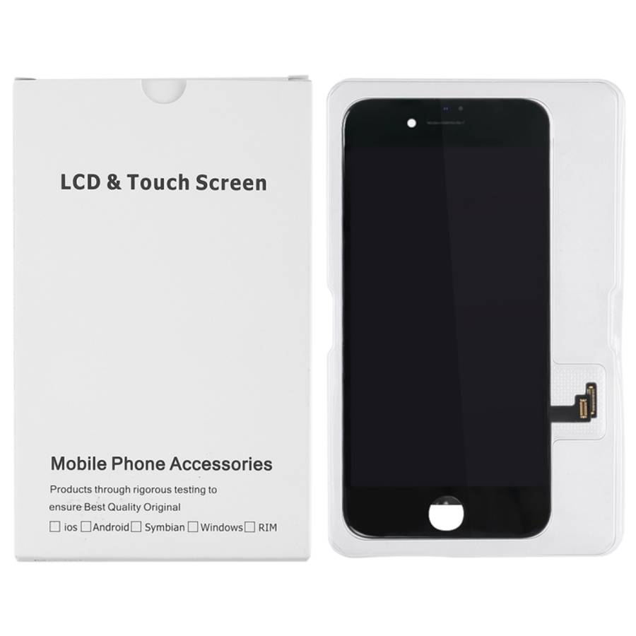 50 PCS Cardboard Packaging White Box for iPhone 8 / 7 LCD Screen