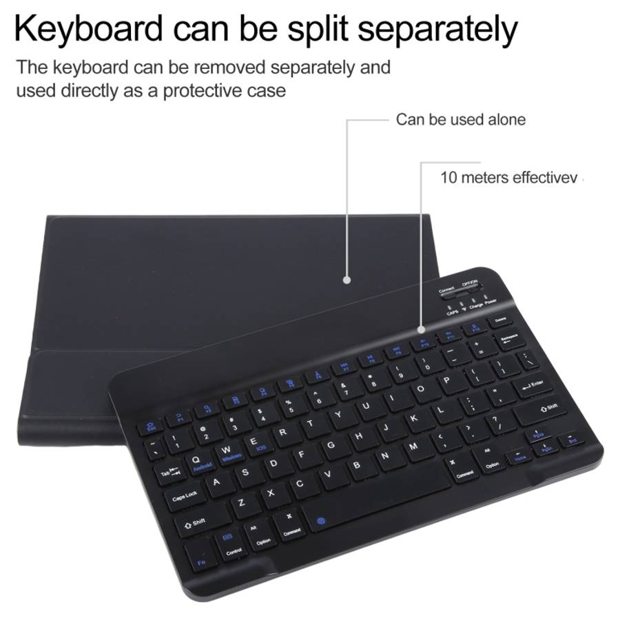 For iPad Pro 9.7 / 9.7 inch 2017 / 9.7 2018 / Air / Air 2 IP071 Separable ABS Smart Bluetooth Key...