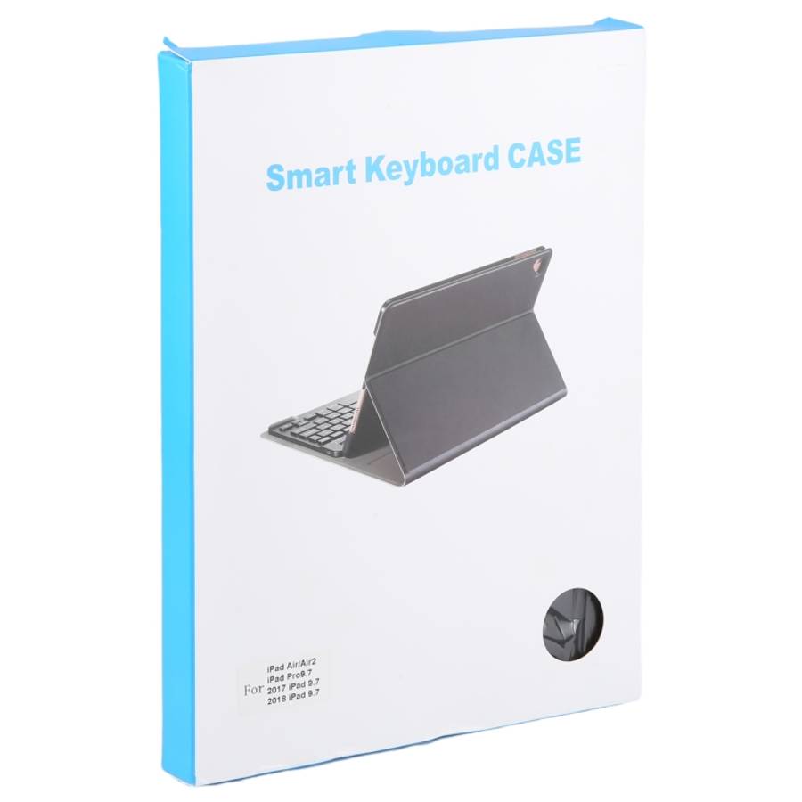 For iPad Pro 9.7 / 9.7 inch 2017 / 9.7 2018 / Air / Air 2 IP071 Separable ABS Smart Bluetooth Key...