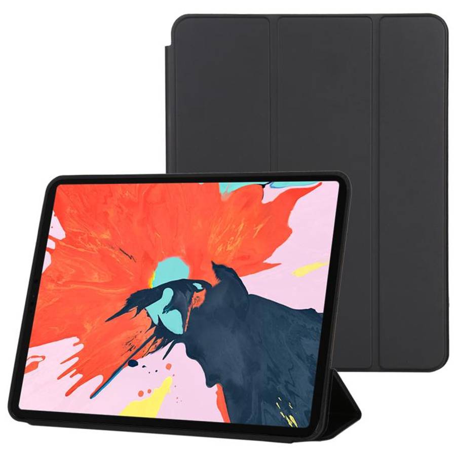 Horizontal Flip Solid Color Leather Case for iPad Pro 12.9 inch (2018), with Three-folding Holder...