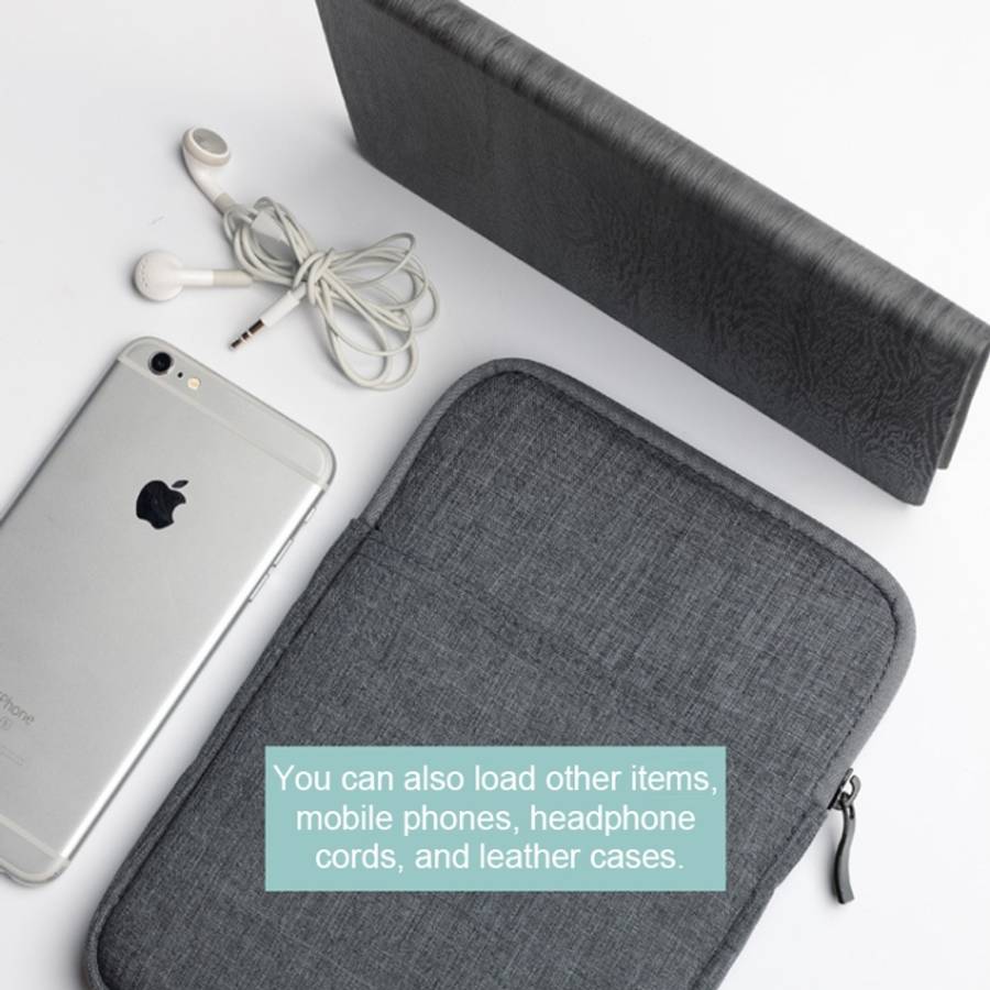 Shockproof Canvas + Space Cotton + Plush Protective Bag for iPad Mini 5 2019