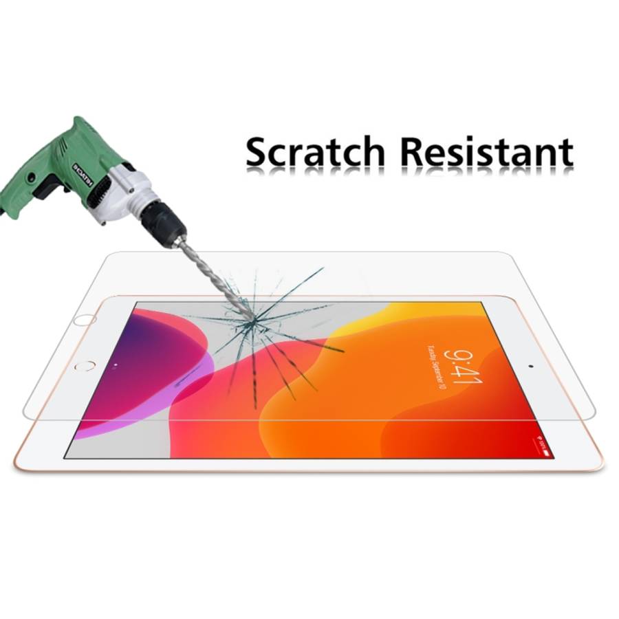 2 PCS For iPad 10.2 2021 / 2020 / 2019 9H Straight Edge Explosion-proof Tempered Glass Film