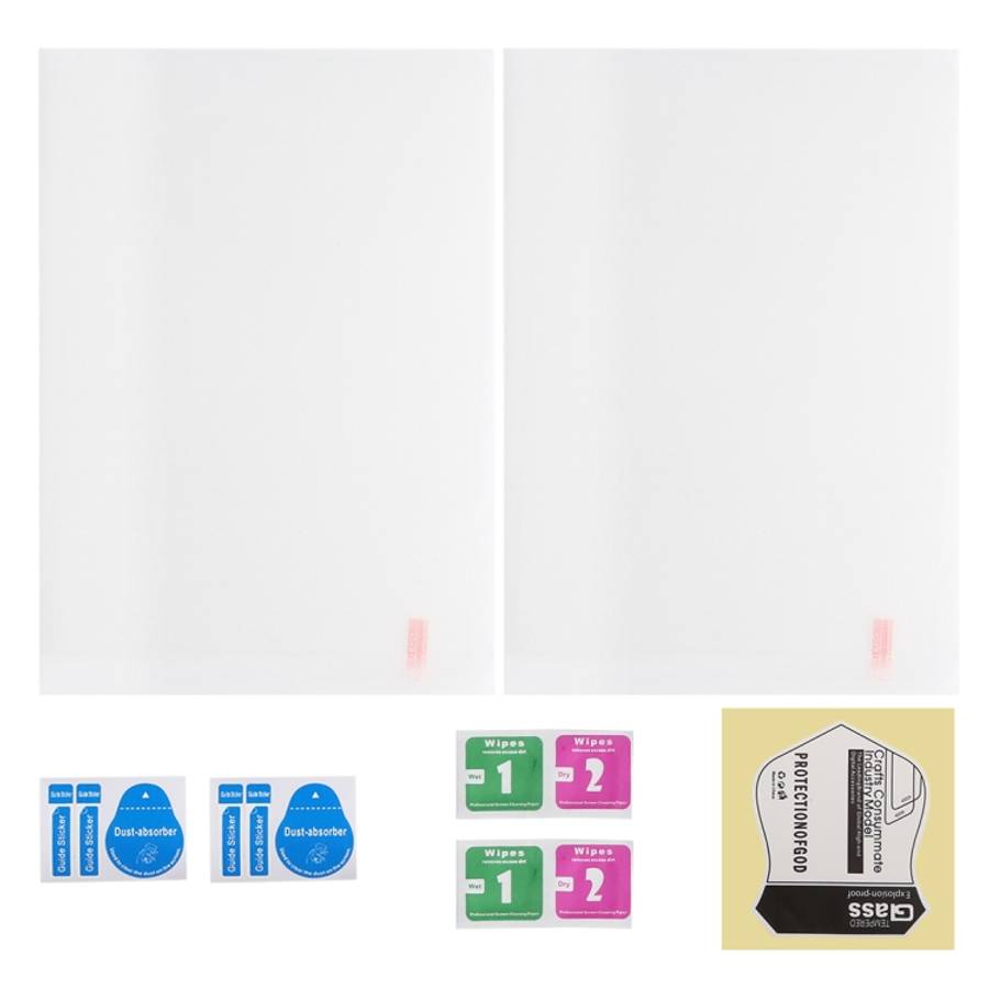 2 PCS For iPad 10.2 2021 / 2020 / 2019 9H Straight Edge Explosion-proof Tempered Glass Film