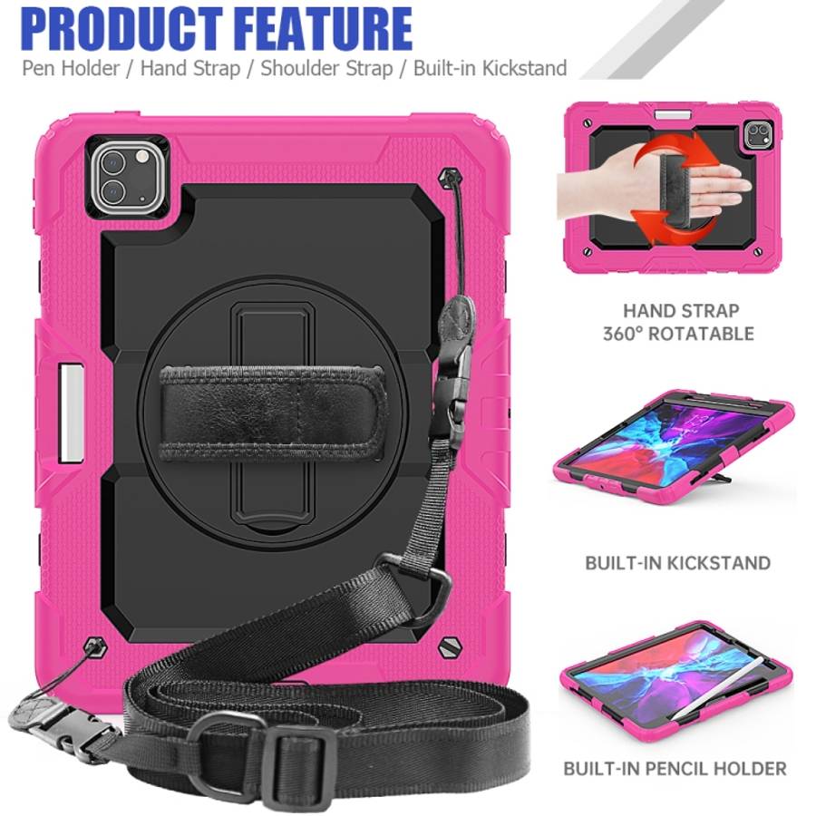 For iPad Pro 11 inch (2018) / Pro 11 inch (2020) Shockproof Colorful Silica Gel + PC Protective T...