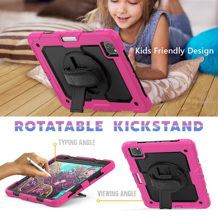 For iPad Pro 11 inch (2018) / Pro 11 inch (2020) Shockproof Colorful Silica Gel + PC Protective T...