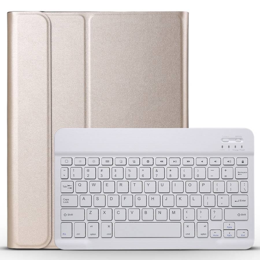 A11 Bluetooth 3.0 Ultra-thin ABS Detachable Bluetooth Keyboard Leather Tablet Case with Holder fo...