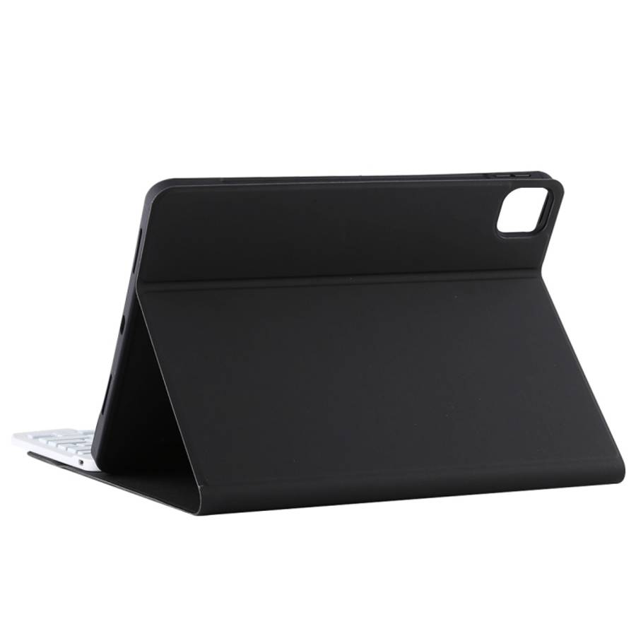 TG11BCS Detachable Bluetooth White Keyboard Microfiber Leather Tablet Case for iPad Pro 11 inch (...
