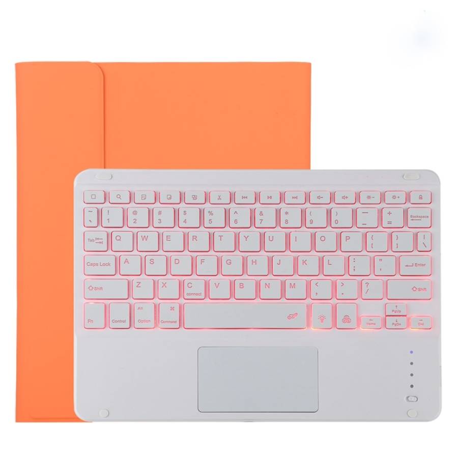 TG11BCS Detachable Bluetooth White Keyboard Microfiber Leather Tablet Case for iPad Pro 11 inch (...
