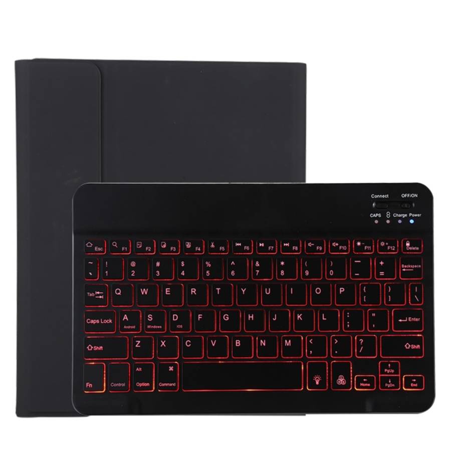 TG11BS Detachable Bluetooth Black Keyboard + Microfiber Leather Tablet Case for iPad Pro 11 inch ...