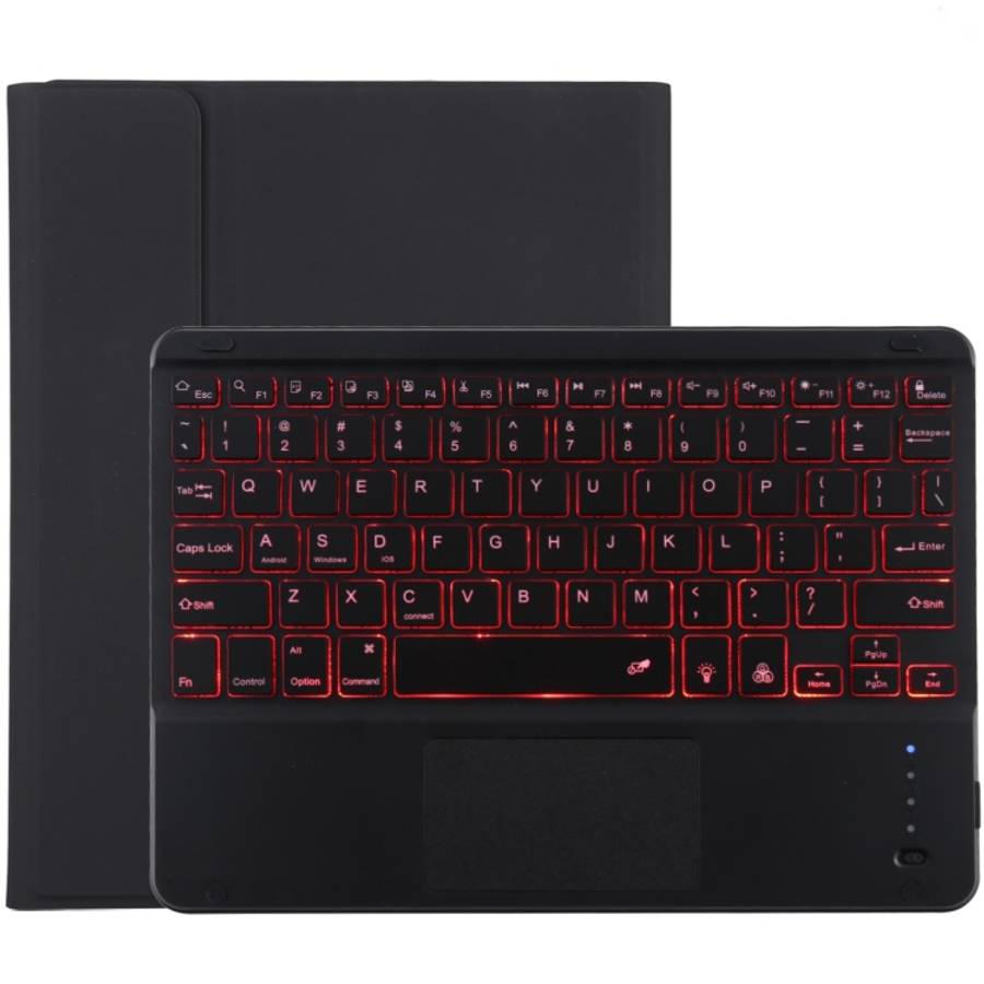 TG-102BCS Detachable Bluetooth Black Keyboard + Microfiber Leather Tablet Case for iPad 10.2 inch...