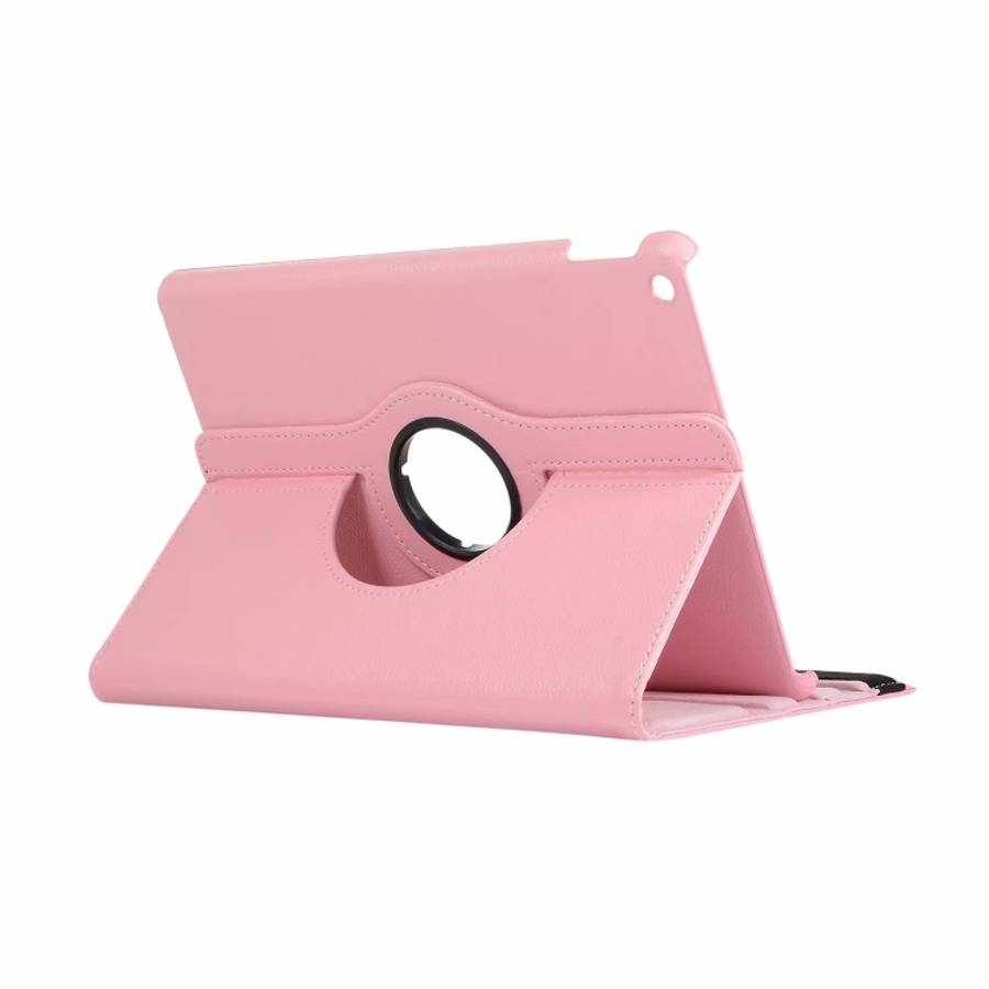 For iPad 10.2 / iPad Air 2019 10.5 / iPad 10.2 2020 Litchi Texture Horizontal Flip 360 Degrees Ro...