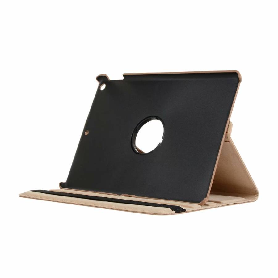 For iPad 10.2 / iPad Air 2019 10.5 / iPad 10.2 2020 Litchi Texture Horizontal Flip 360 Degrees Ro...