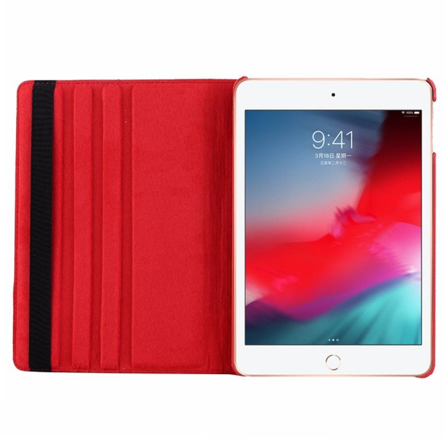 Litchi Texture Horizontal Flip 360 Degrees Rotation Leather Case for iPad Mini 2019, with Holder ...