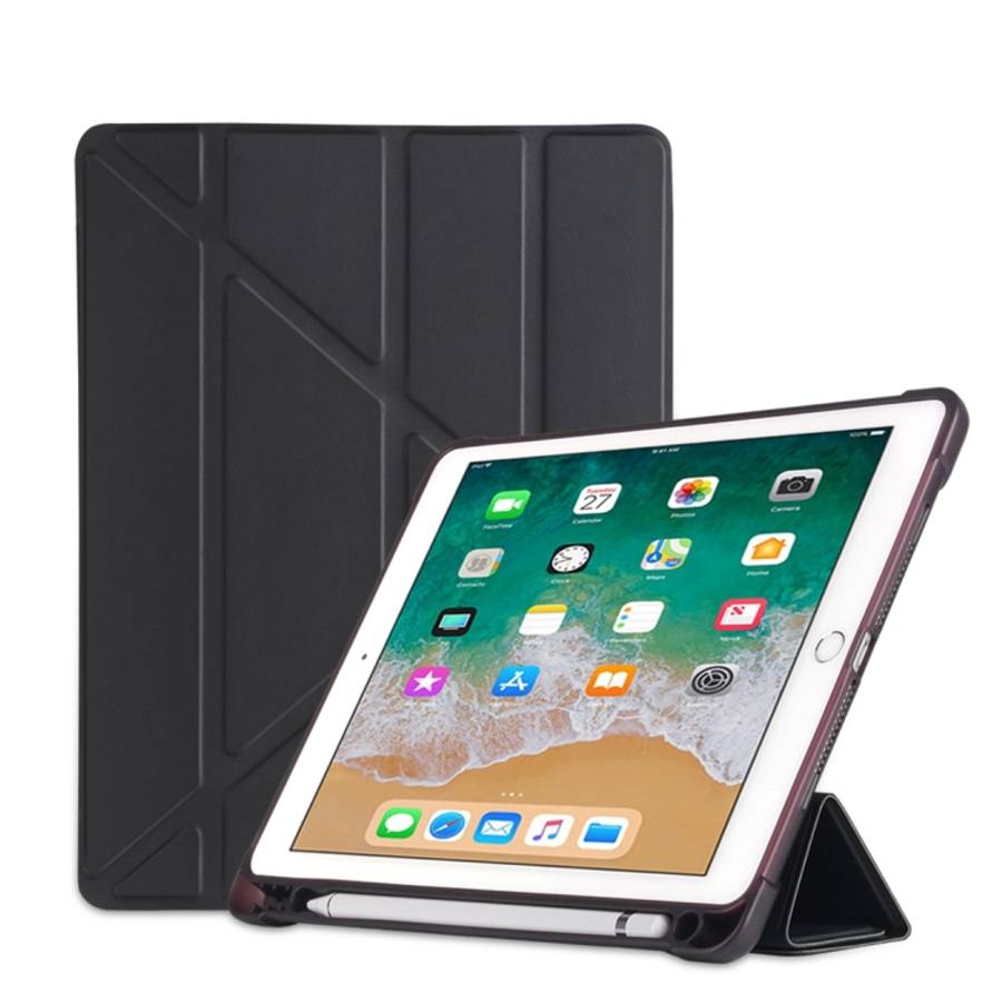 Multi-folding Shockproof TPU Protective Case for iPad 9.7 (2018) / 9.7 (2017) / air / air2, with ...