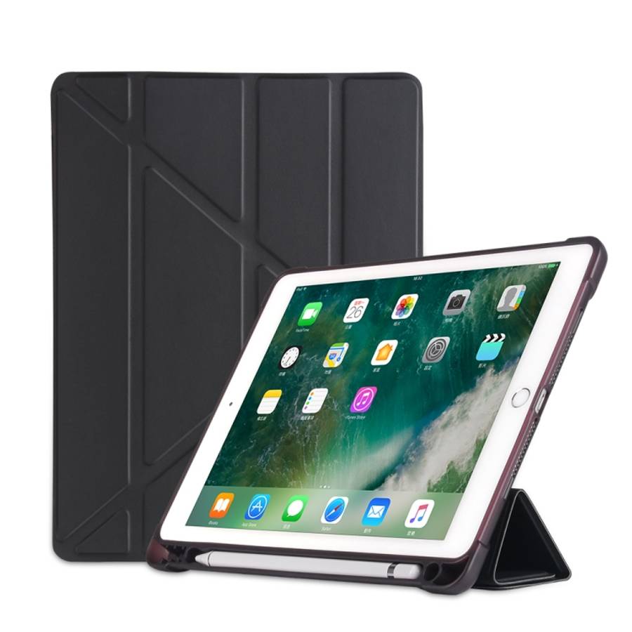 Multi-folding Shockproof TPU Protective Case for iPad 9.7 (2018) / 9.7 (2017) / air / air2, with ...