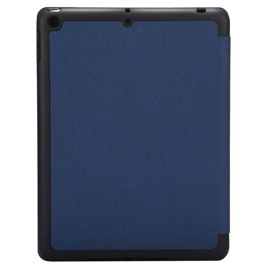 Cloth Texture Pattern Horizontal Flip Leather Case for iPad Pro 10.5 inch ,with Three-folding Hol...