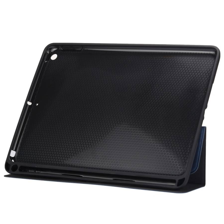 Cloth Texture Pattern Horizontal Flip Leather Case for iPad Pro 10.5 inch ,with Three-folding Hol...