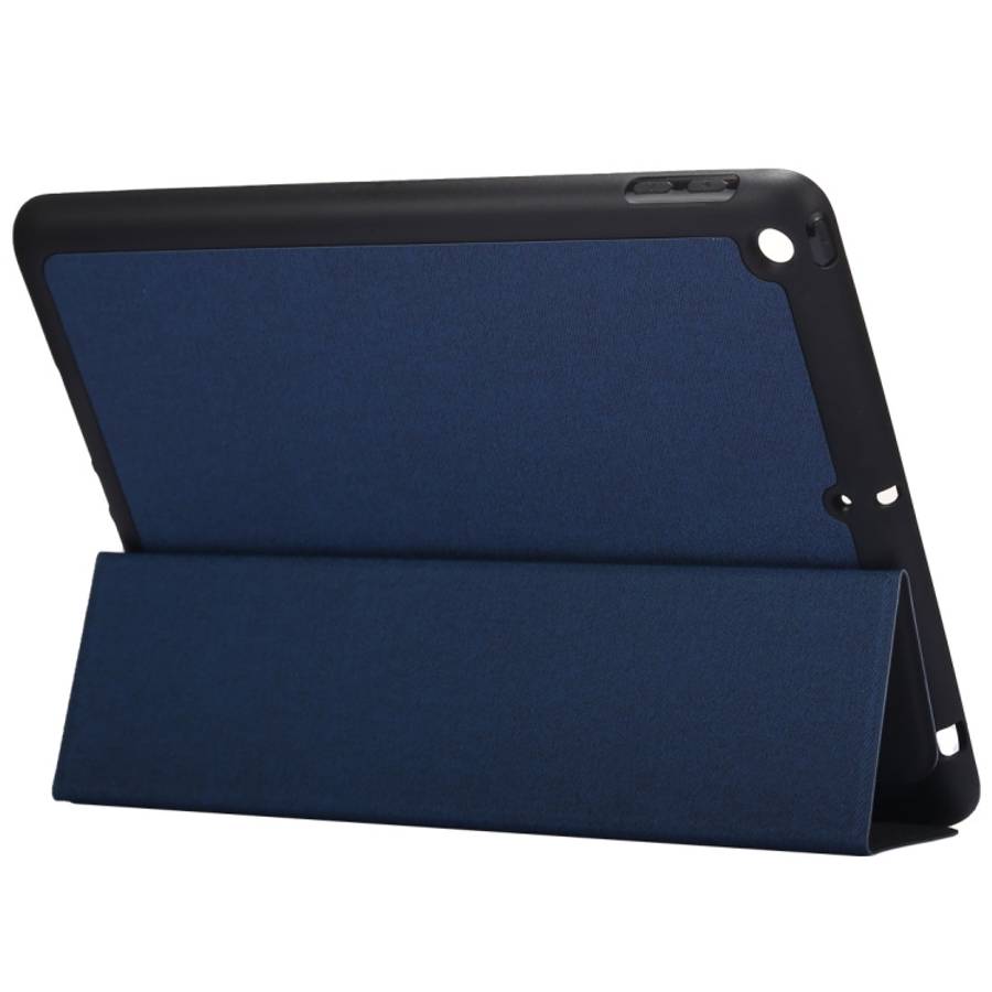 Cloth Texture Pattern Horizontal Flip Leather Case for iPad Pro 10.5 inch ,with Three-folding Hol...