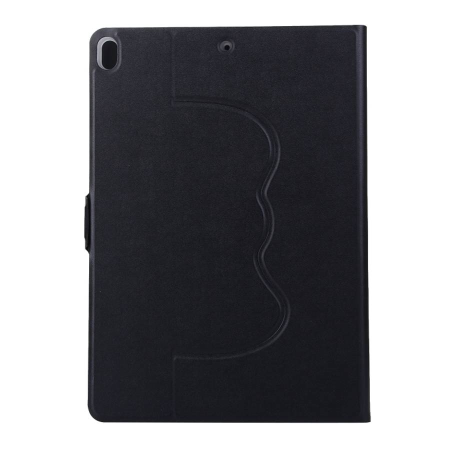 Horizontal Flip Solid Color Elastic Force Leather Case with 360 Degrees Rotation Holder for iPad ...