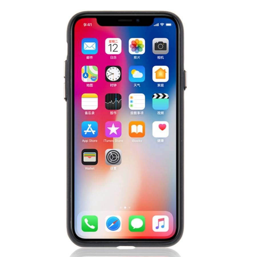 For iPhone X / XS Shimmering Powder PC Protective Back Cover Hard Case