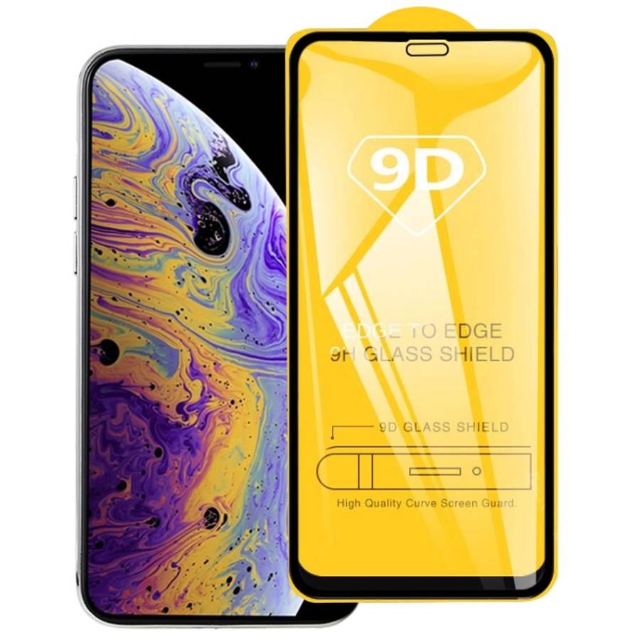 For iPhone 11 Pro / XS / X 9H 9D Full Screen Tempered Glass Screen Protector